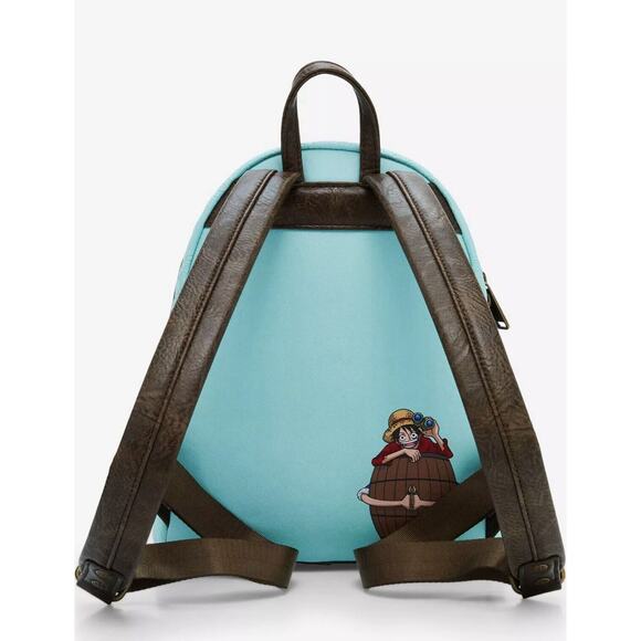 Loungefly One Piece 25th Anniversary Straw Hat Pirates Mini Backpack NWT - Picture 5 of 7